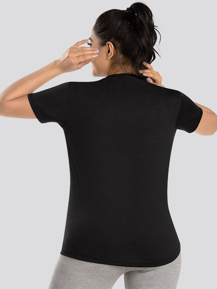 Dermawear Women's Active T-Shirt TD-904 (Pack of 2)