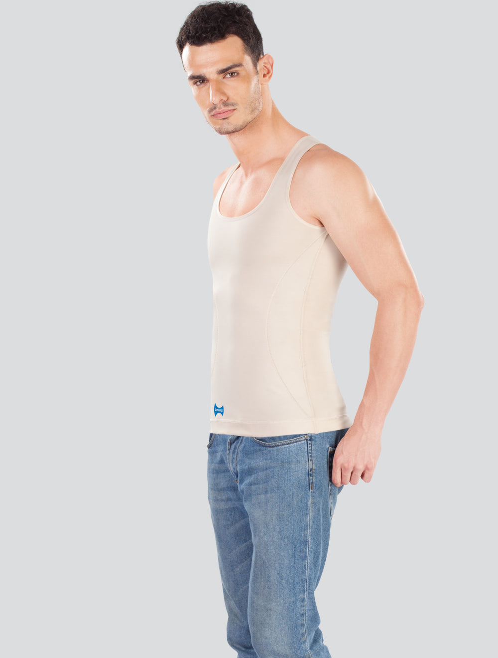dermawear Men Mild Compression Shapewear Vest Zenrik Everyday for