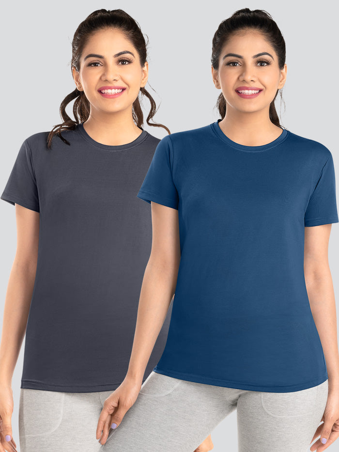 Dermawear Women Active T-Shirt TD-904 (Pack of 2)
