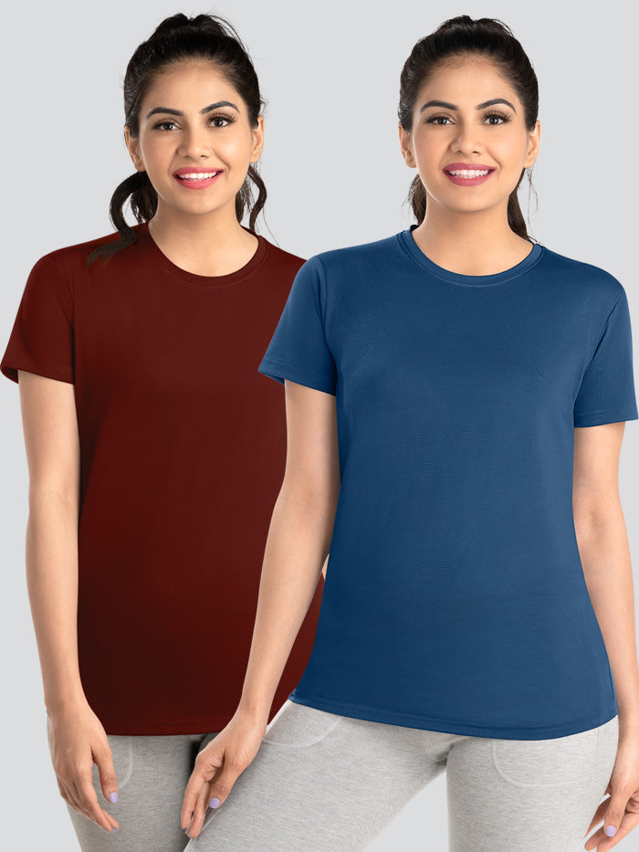 Dermawear Women Active T-Shirt TD-904 (Pack of 2)