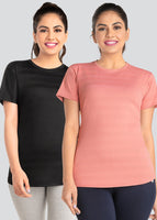 Coral & Black
