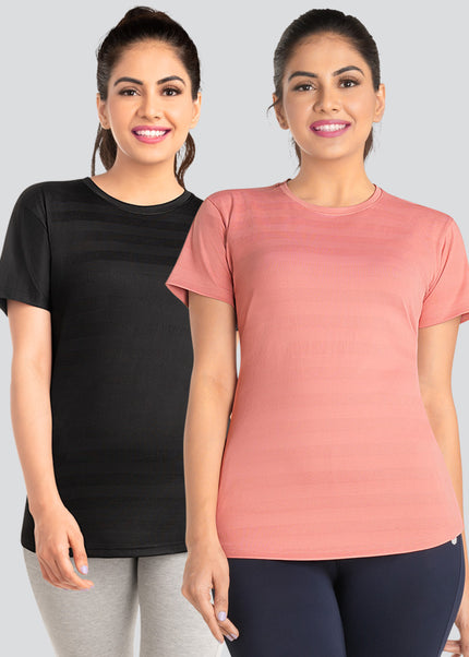 Coral & Black