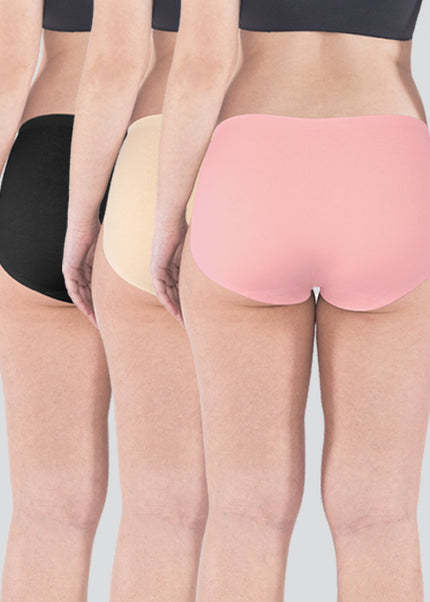 Dermawear Women's Invism Assorted Cotton Panty I-143