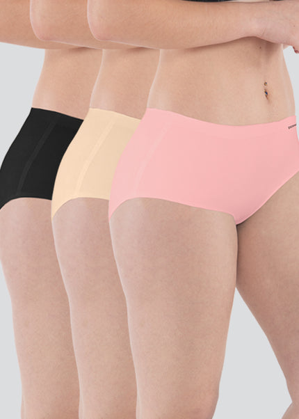 Dermawear Women's Invism Assorted Cotton Panty I-143