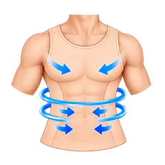 Dual Compression Support (Chest & Abdomen)