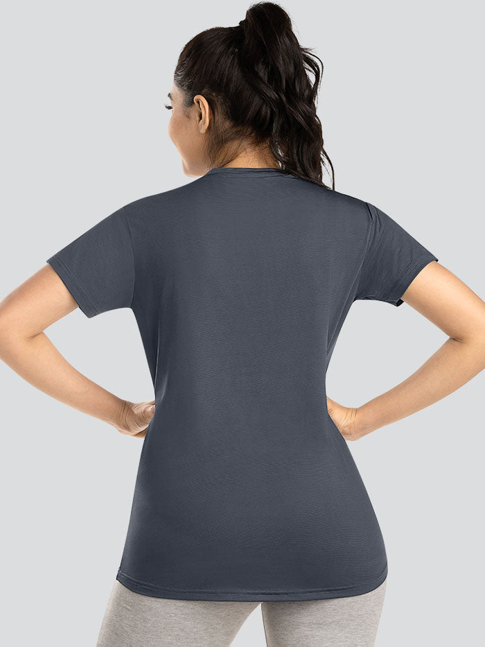 Dermawear Women Active T-Shirt TD-904 (Pack of 2)