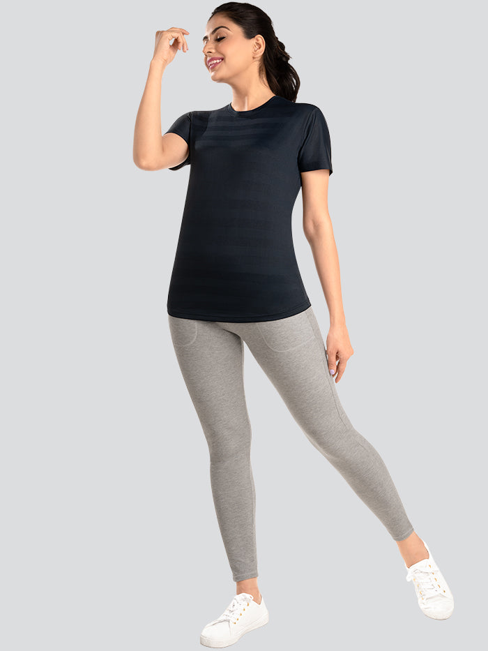 Dermawear Women Active T-Shirt TD-903 (Pack of 2)