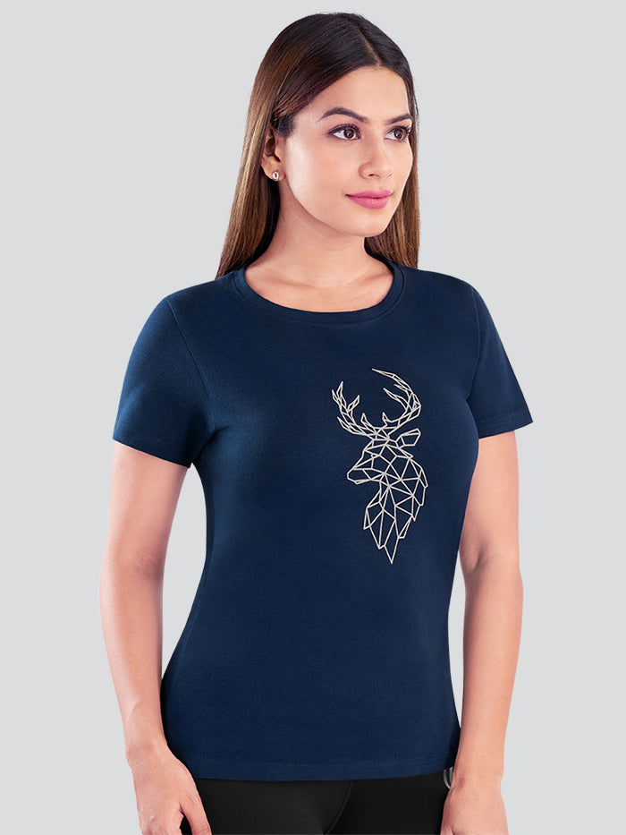 Dermawear Women Active Cotton T-Shirt TC-905 (Pack of 2)