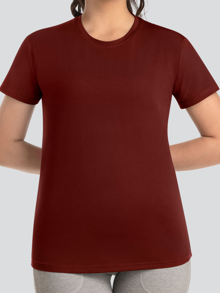Dermawear Women Active T-Shirt TD-904 (Pack of 2)