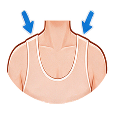 Wide Shoulder Straps