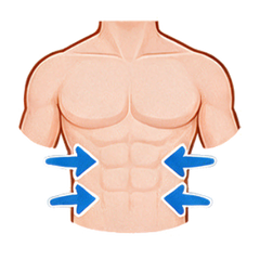Targeted Abdomen Compression