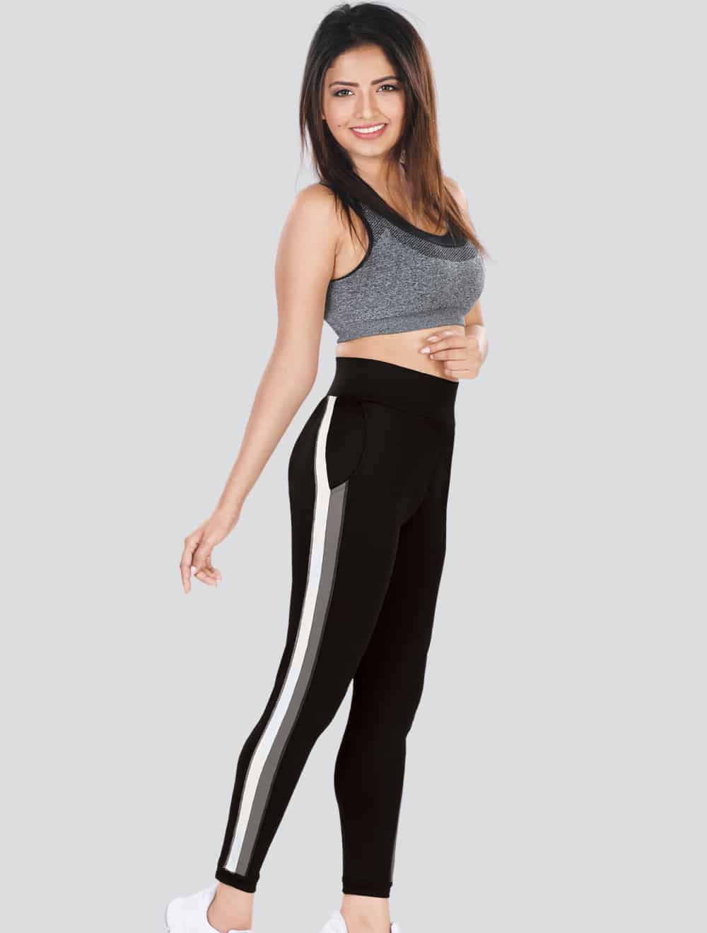 Black Wide Leg Activewear Pants · Filly Flair