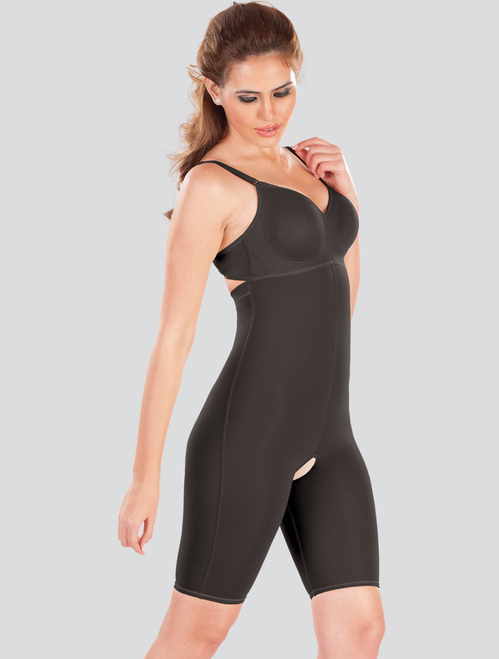 Compression Tank Top Leather Look Corset Padded Body Shaper Black Hold  Bodysuit Body Shaper Wedding Dress Womens Waist Trainer for Shapely  Snatched Bodysuit : : Fashion