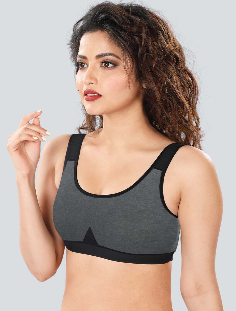 Selfcare Set Of 2 Sports Brapink & Grey at Rs 349, Padded Sport Bra in New  Delhi