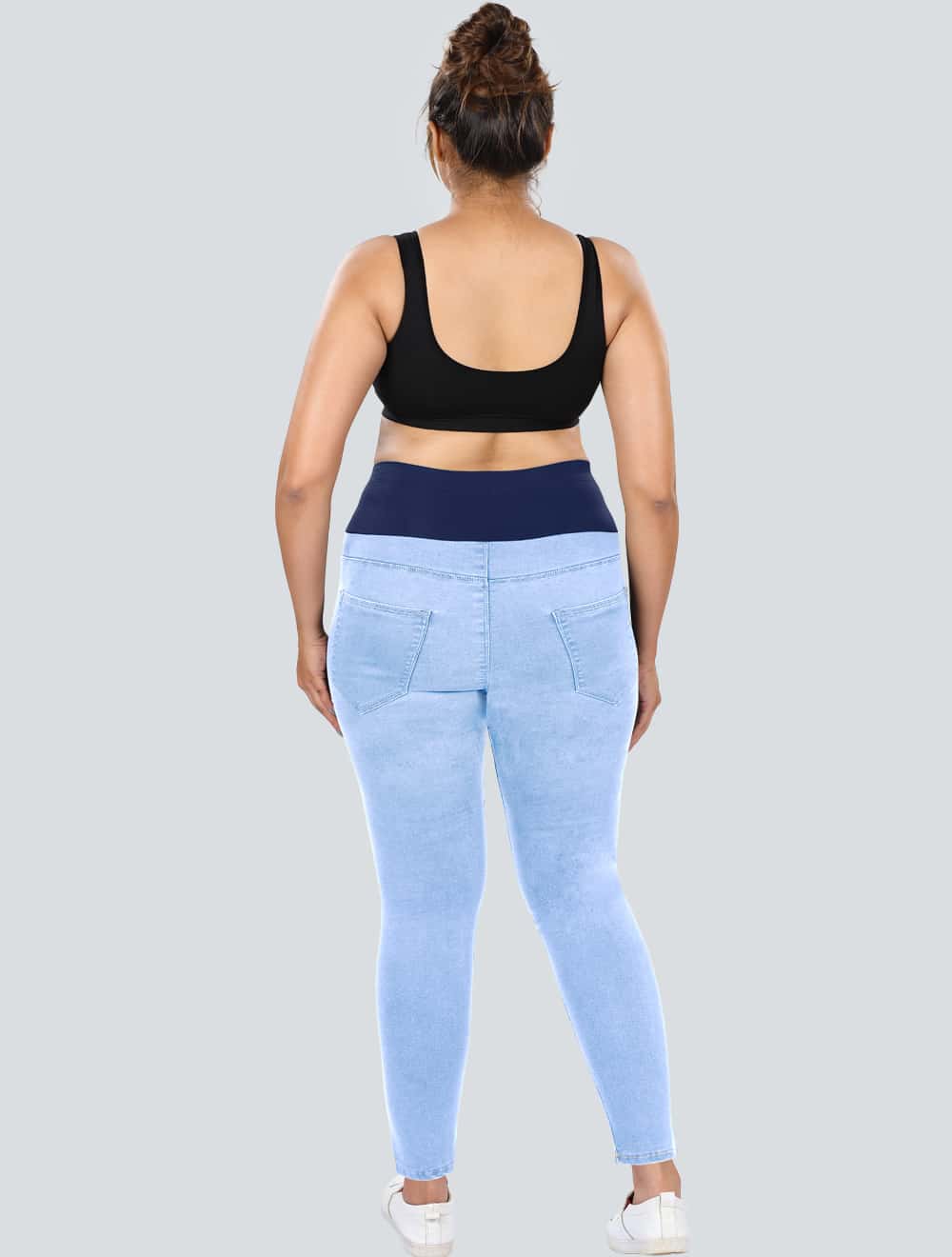 dermawear Women's Stretchable High Waist Regular Fit Shapewear Denim Jeans  (36 Cobalt Blue) at  Women's Jeans store